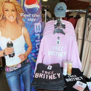 Free Britney #FREEBRITNEY Pink Sweatshirt